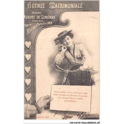 CAR-AARP8-0677 - THEME - HUMOUR - AGENCE MATRIMONIALE - JEUNE CYCLISTE