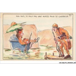 CAR-ABQP14-0981-HUMOUR - Non mais te faut pas une nurse pour te charrier