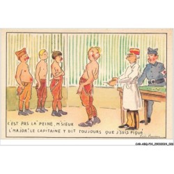 CAR-ABQP14-0984-HUMOUR - C'est pas la peine m'sieur - L'major - Le capitaine y dit toujours que j'suis piqué