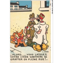 CAR-ABQP14-1055-HUMOUR - Alors - Vous laissez votre chien sanitaire se gratter en pleine rue