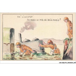 CAR-ABQP14-0993-HUMOUR - Eh l'cuistot - Tu nous la fais au bain-marie