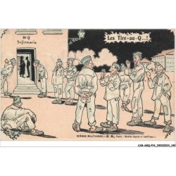 CAR-ABQP14-1041-HUMOUR - Scènes militaires - Les tire au q