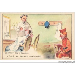CAR-ABQP14-0988-HUMOUR - Surtout pas d'poudre - J'suis du service auxiliaire