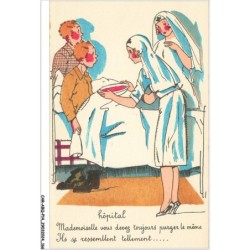 CAR-ABQP14-1054-HUMOUR - Mademoiselle vous devz toujours purger le mem - Il se ressemblent tellement
