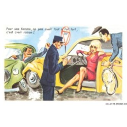 CAR-ABVP5-0389-HUMOUR - POUR UNE FEMME - NE PAS AVOIR TOUT A FAIT TORT - C'EST AVOIR RAISON