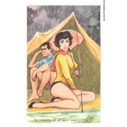 CAR-ABVP5-0400-HUMOUR - LE CAMPING EST UN SPORT SAIN