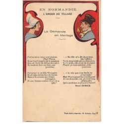 Humour - N°81966 - En Normandie - L'Amour au Village - La Demande en Mariage .... Henri Ermice