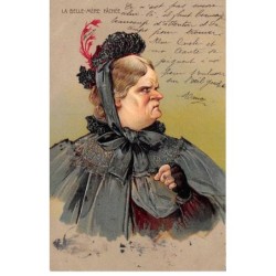 Humour - N°81951 - La Belle-Mère Fâchée- Carte gaufrée