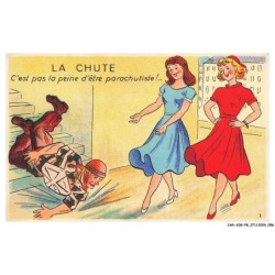 CAR-ADRP8-0412-HUMOUR - La chute - C'est pas la peine d'etre parachutiste
