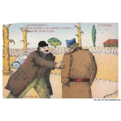 CAR-AEEP15-0750-HUMOUR - EXTRAORDINAIRE - VOUS AVEZ ASSISTE A UN COMBAT D'AVIONS - A L'ARRIERE