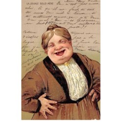 Humour - N°81950 - La Joviale Belle-Mère - Carte gaufrée