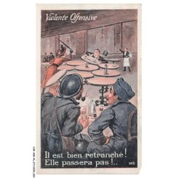 CAR-ADRP6-0279-HUMOUR - Il est bien retranché - Elle passera pas