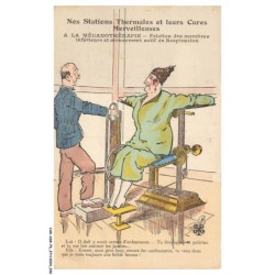 CAR-ADRP6-0286-HUMOUR - A la mécanothérapie - Friction des menbres inférieurs et mouvement actif de respiration