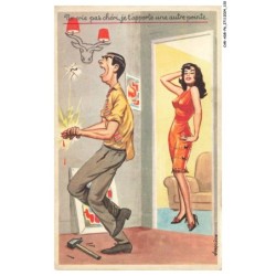 CAR-ADRP6-0328-HUMOUR - Ne crie pas chéri - Je t'apporte une pointe