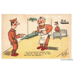 CAR-ACIP2-0126-HUMOUR - Ici je me fait des relations utiles - Bien sur avec ça tu est reçu dans bien des intérieurs