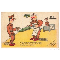 CAR-ACIP2-0131-HUMOUR - Ici je me fait des relations utiles - Bien sur avec ça tu es reçu dans bien des intérieurs