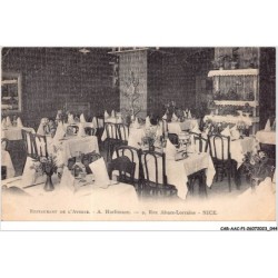 CAR-AACP1-06-0023 - NICE - Restaurant de l'avenir - A. Hurlimann - Rue Alsace-Lorraine - Carte pliee vendue en l'etat